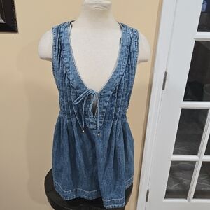 Free People Blue Denim Dress!!